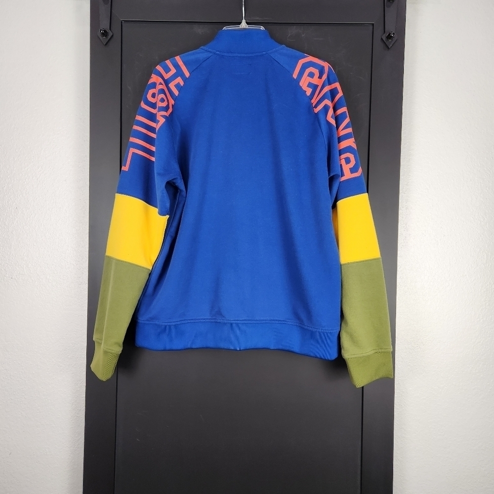 Hustle Gang Color Block Zip Up Jacket Size Xl - image 6